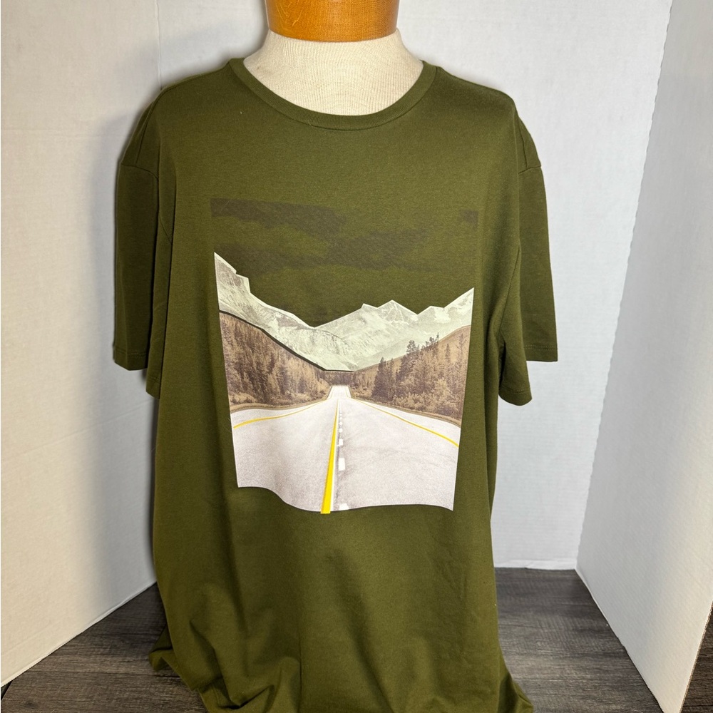 Goodfellow & Co Forest Green Scenic Tee